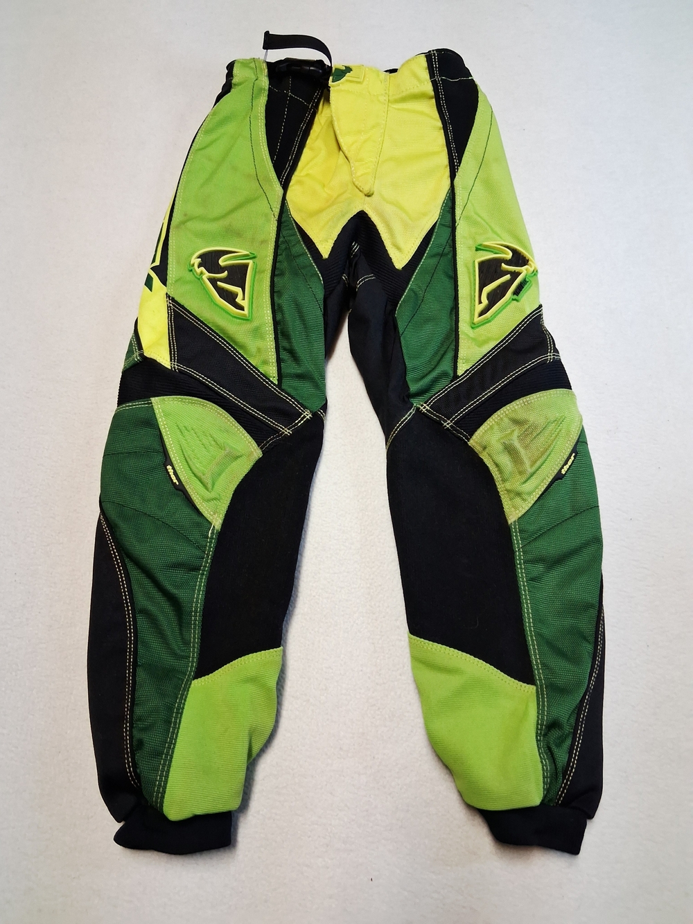 thor Boys 3T Green & Black Athletic Joggers